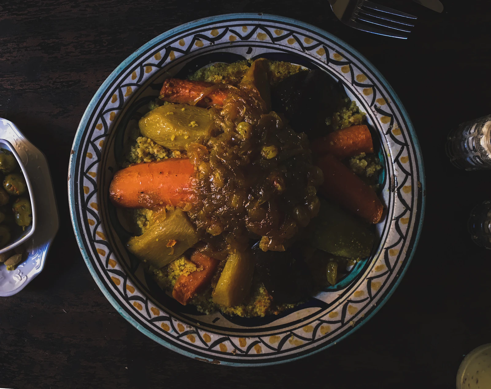 A variety of Moroccan and international dishes available for delivery in Marrakech.